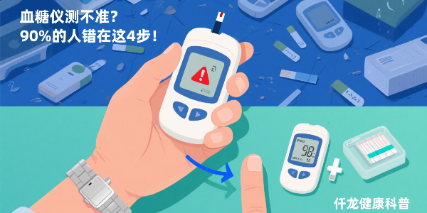 血糖儀測(cè)不準(zhǔn)？90%的人錯(cuò)在這4步！